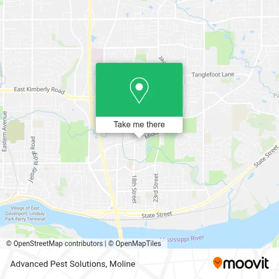 Advanced Pest Solutions map
