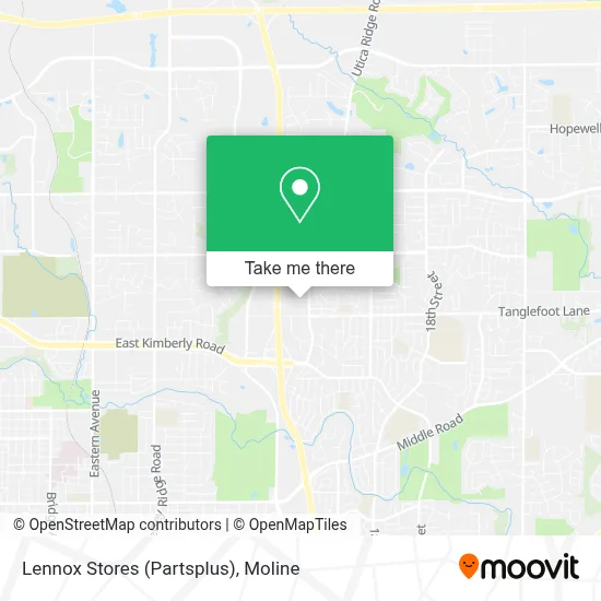 Lennox Stores (Partsplus) map
