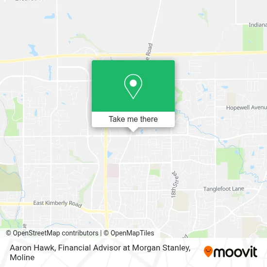 Aaron Hawk, Financial Advisor at Morgan Stanley map