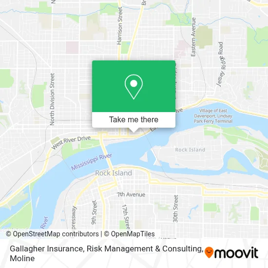 Gallagher Insurance, Risk Management & Consulting map