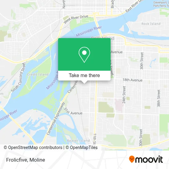 Frolicfive map