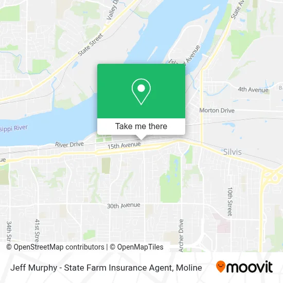 Jeff Murphy - State Farm Insurance Agent map