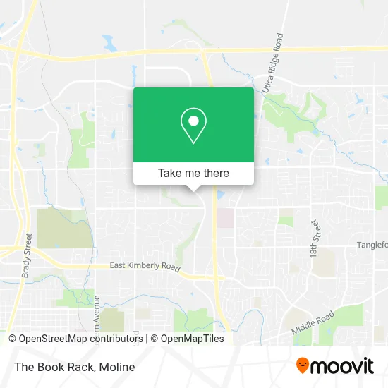 The Book Rack map