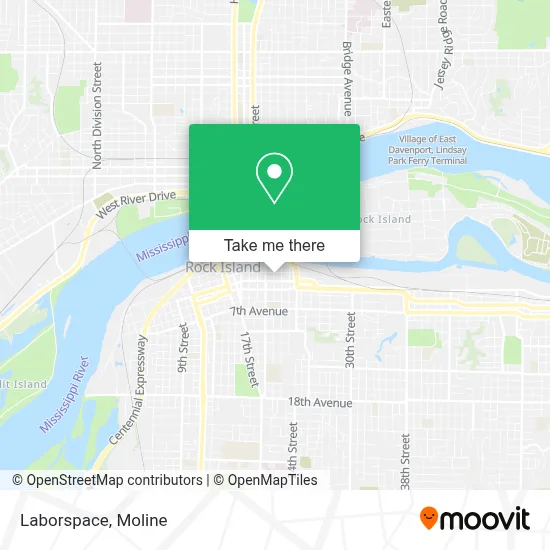 Laborspace map