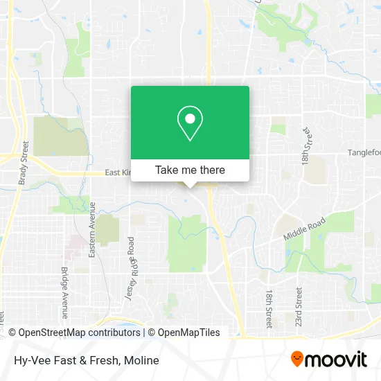 Hy-Vee Fast & Fresh map