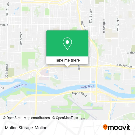 Moline Storage map