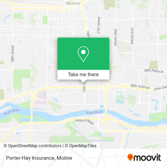 Porter-Hay Insurance map
