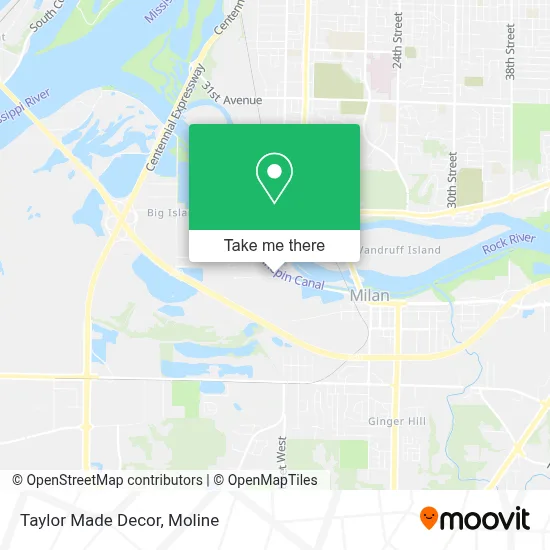 Taylor Made Decor map