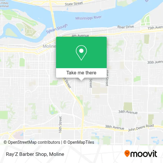 Ray'Z Barber Shop map