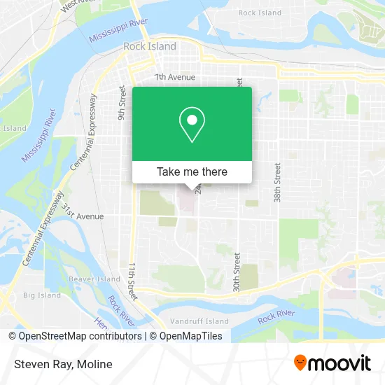 Steven Ray map