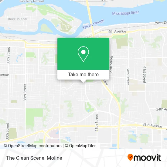 The Clean Scene map
