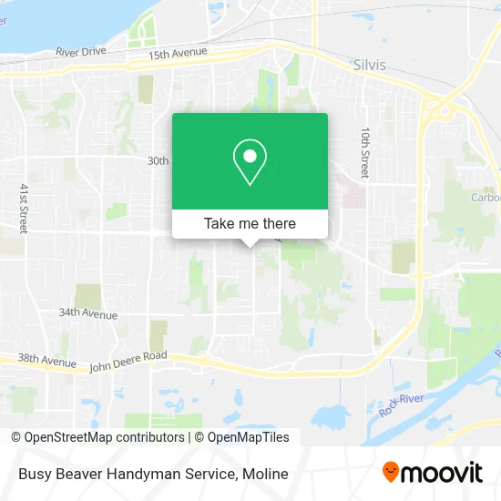 Busy Beaver Handyman Service map