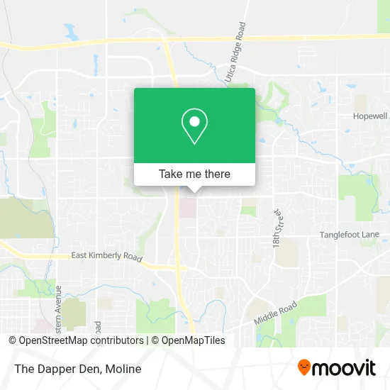 The Dapper Den map