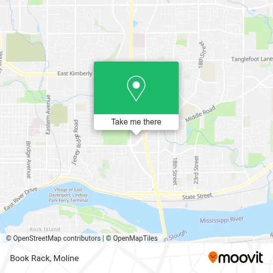 Book Rack map