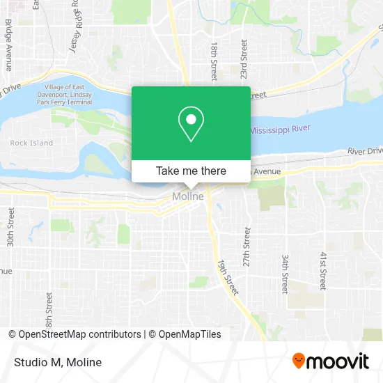 Studio M map