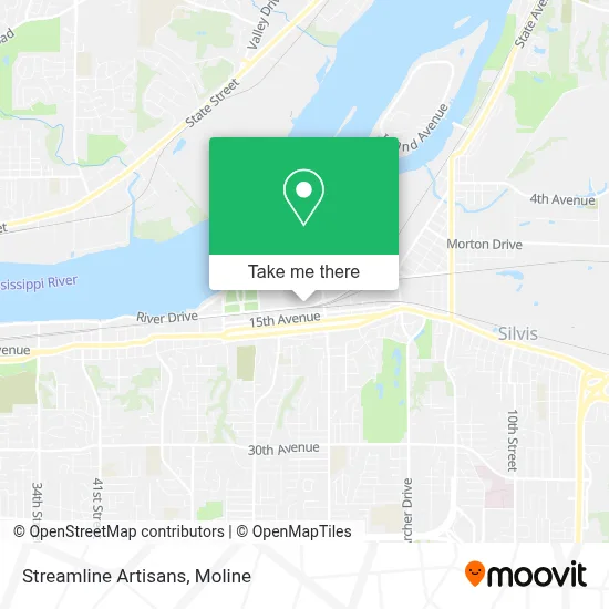 Streamline Artisans map