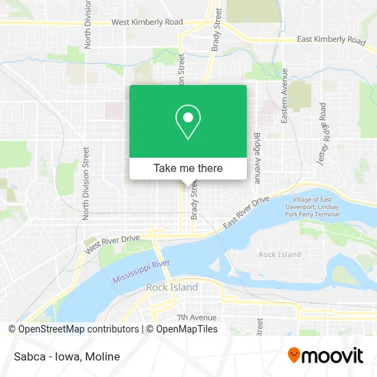 Sabca - Iowa map