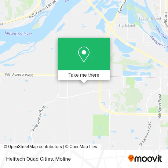Helitech Quad Cities map