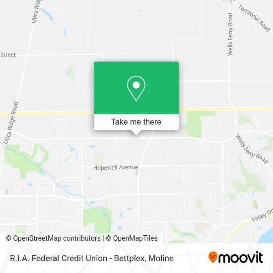 R.I.A. Federal Credit Union - Bettplex map