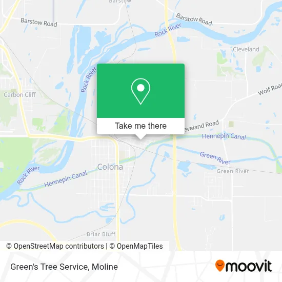 Green's Tree Service map