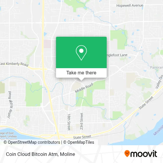 Coin Cloud Bitcoin Atm map