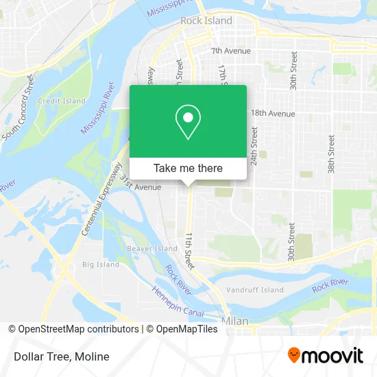 Dollar Tree map