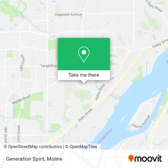 Generation Spirit map