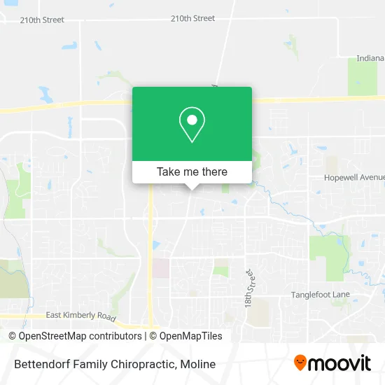 Bettendorf Family Chiropractic map