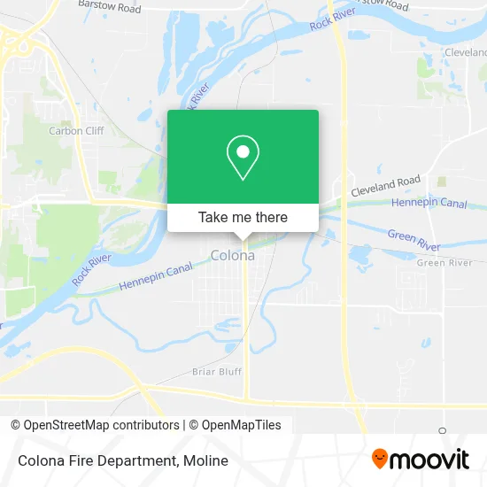 Colona Fire Department map