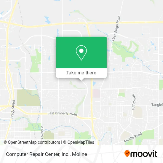 Computer Repair Center, Inc. map