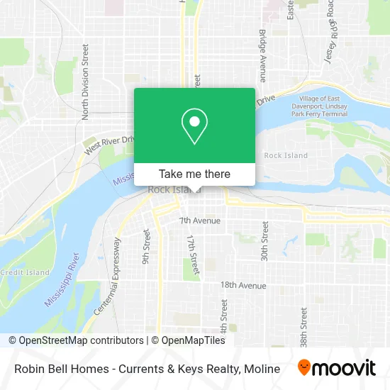 Robin Bell Homes - Currents & Keys Realty map