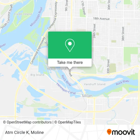 Atm Circle K map