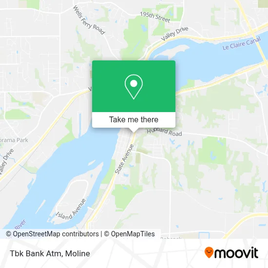 Tbk Bank Atm map