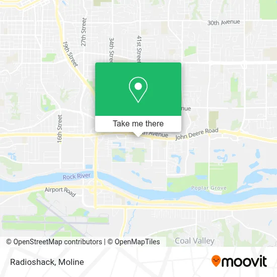 Radioshack map