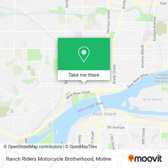 Ranch Riders Motorcycle Brotherhood map