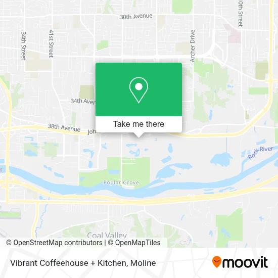 Vibrant Coffeehouse + Kitchen map