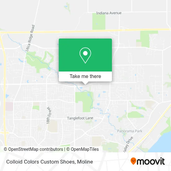 Colloid Colors Custom Shoes map