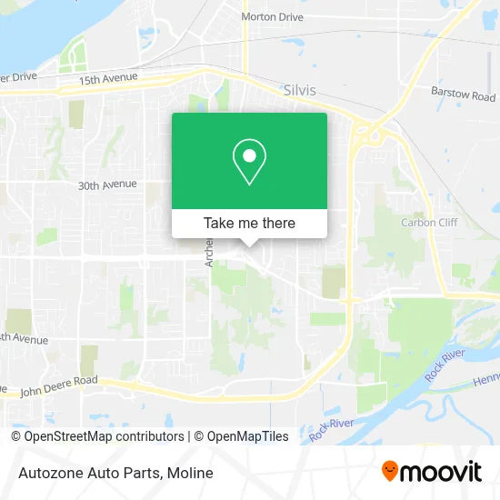 Autozone Auto Parts map