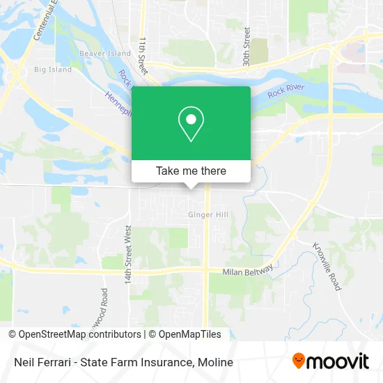 Neil Ferrari - State Farm Insurance map