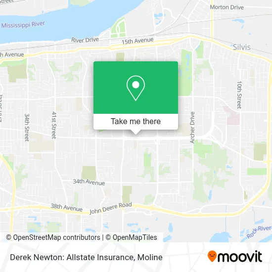 Derek Newton: Allstate Insurance map