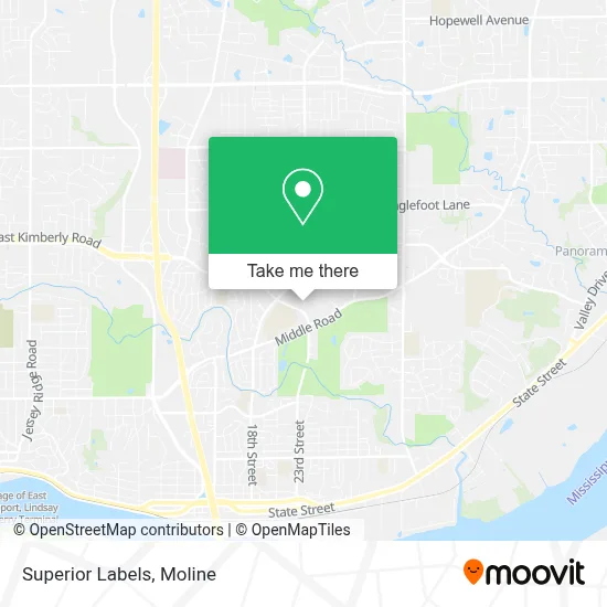 Superior Labels map