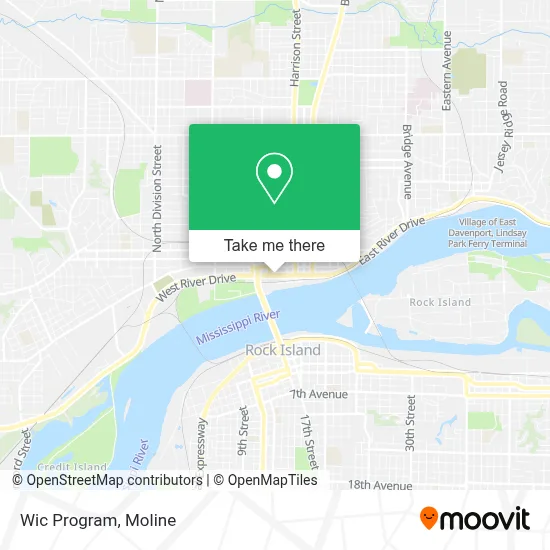 Wic Program map