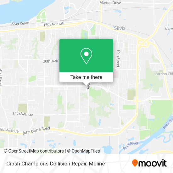 Crash Champions Collision Repair map