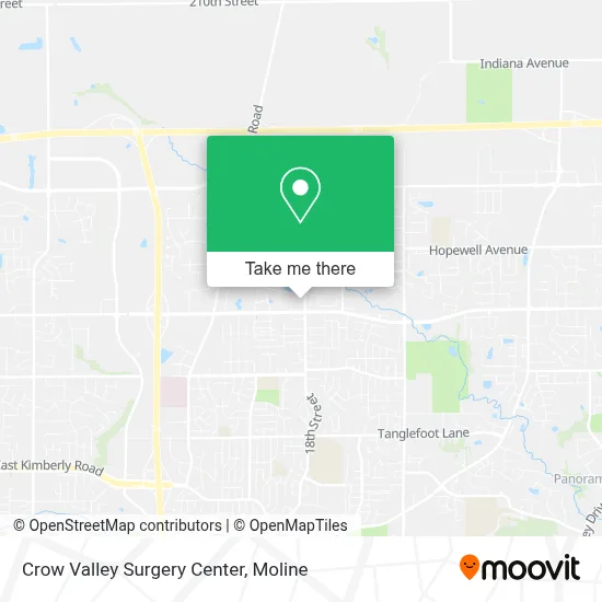 Crow Valley Surgery Center map