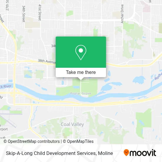 Skip-A-Long Child Development Services map