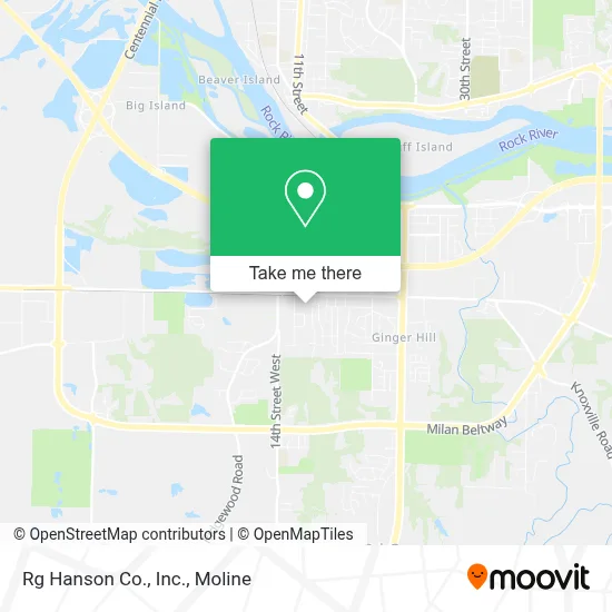 Rg Hanson Co., Inc. map