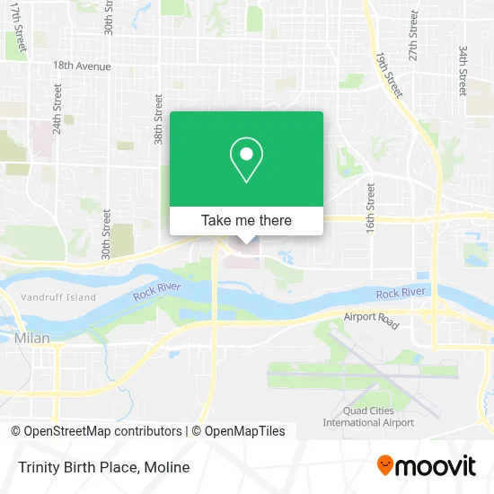 Trinity Birth Place map