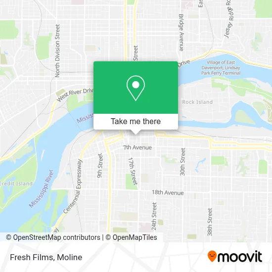 Fresh Films map
