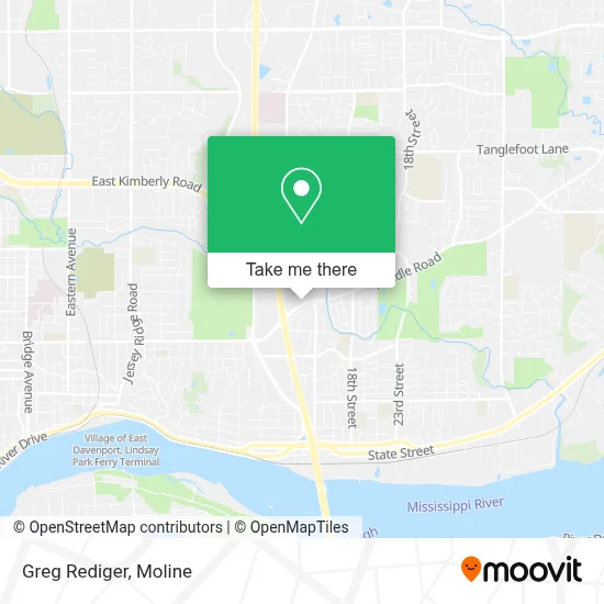 Greg Rediger map