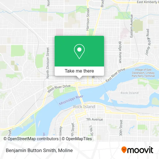 Benjamin Button Smith map